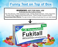 Fukitall - Joke Prescription Box and Bag with Delicious Jelly Beans