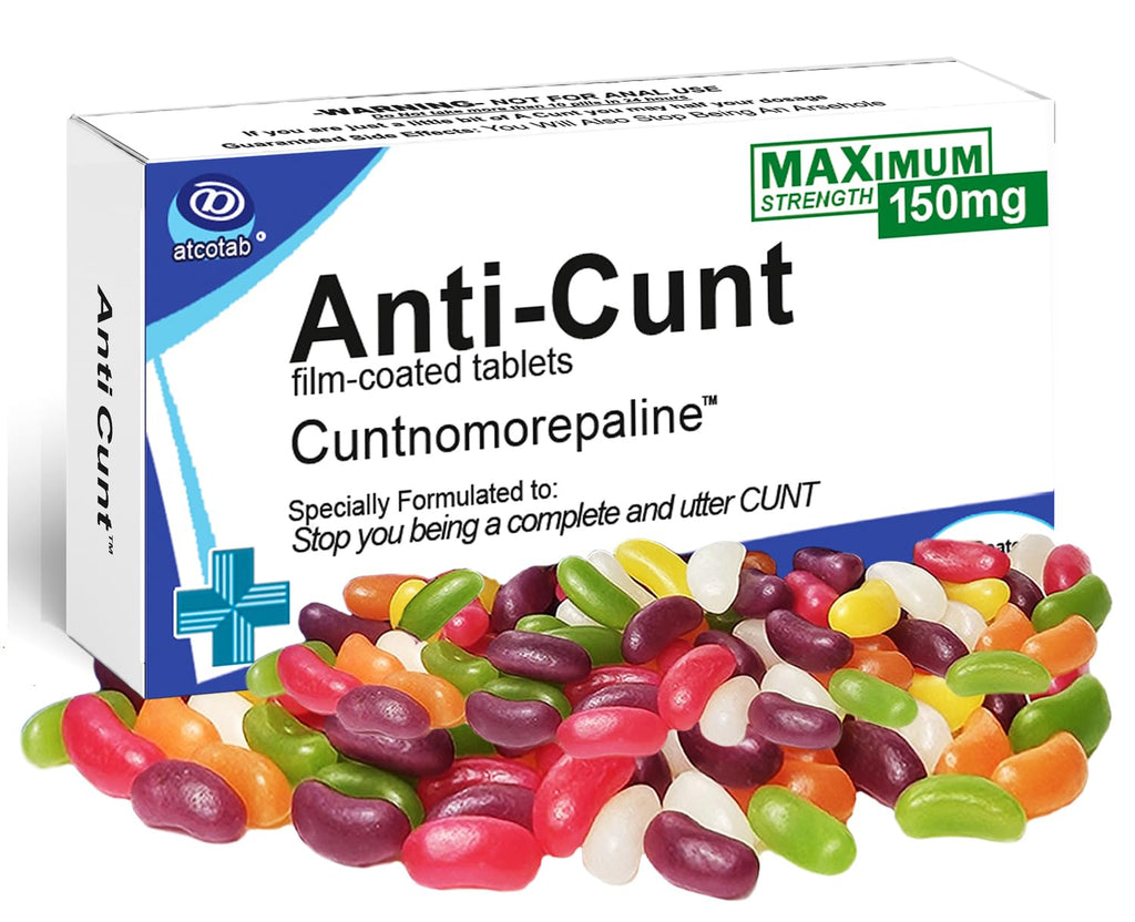 Box Rude Funny Rude Joke Tablets Pill Box Prank Includes Jelly Beans Sweets Unu ...