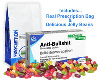 Funny Rude Joke Tablets Pill Box Prank Includes Jelly Beans Sweets Unusual Gift for Men Father's Day Him Her April Fools Day Easter Birthday Gifts for Women Presents for Dad Boyfriend