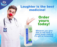 Joke Prescription Alcohol Wine Label - Bottle Gift Bag & Gift Tag - Wine Gin Gifts for Women. Funny Birthday Gift Father's Day Men 18th 21st 30th 40th 50th 60th 70th