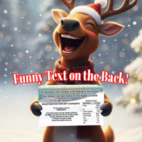 Reindeer Poo Reindeer Sh*t Funny Gift For Family, Office Worker, Funny Secret Santa Gift Adult Joke Prank Christmas Sweets Friends Brother Dad Chocolate Covered Raisins