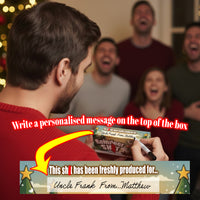 Reindeer Poo Reindeer Sh*t Funny Gift For Family, Office Worker, Funny Secret Santa Gift Adult Joke Prank Christmas Sweets Friends Brother Dad Chocolate Covered Raisins