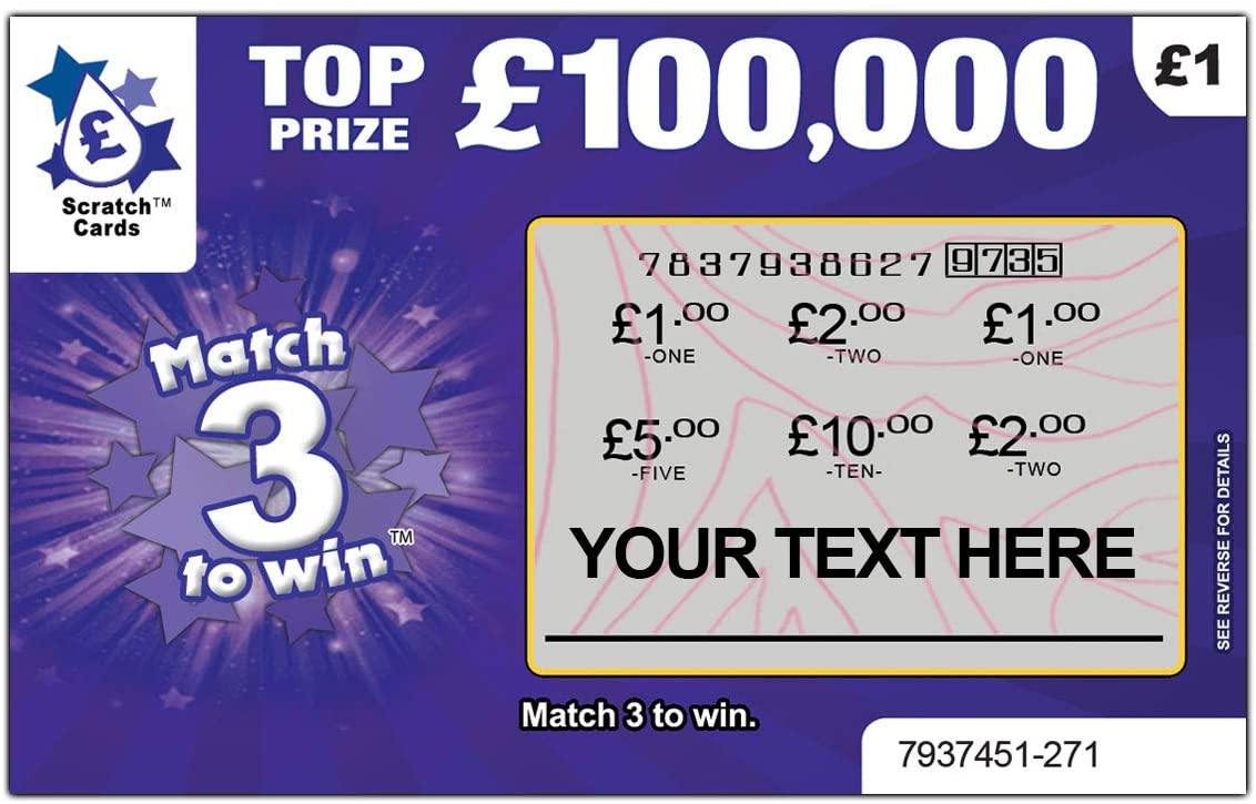 Personalised Scratch Cards