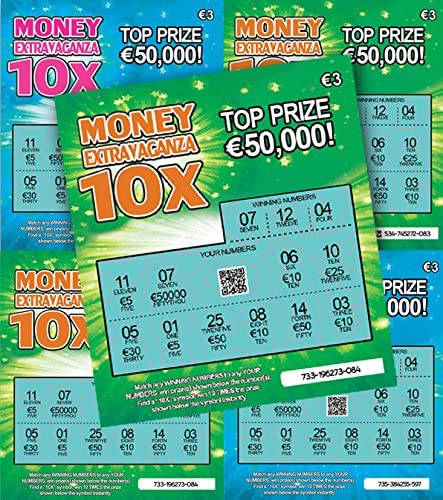 Euro Currency Fake Joke Winning Scratchcards