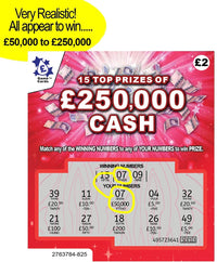 6 Pack - Scratchcards