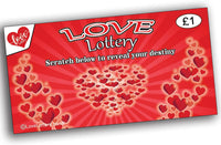 SEX Position Love Lottery Scratch cards - Great For a Valentines Day Gift