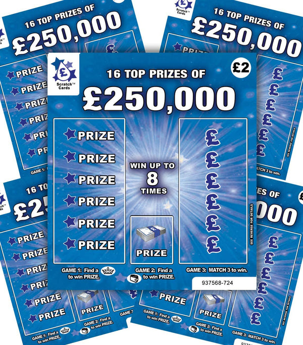 6 Pack - Scratchcards