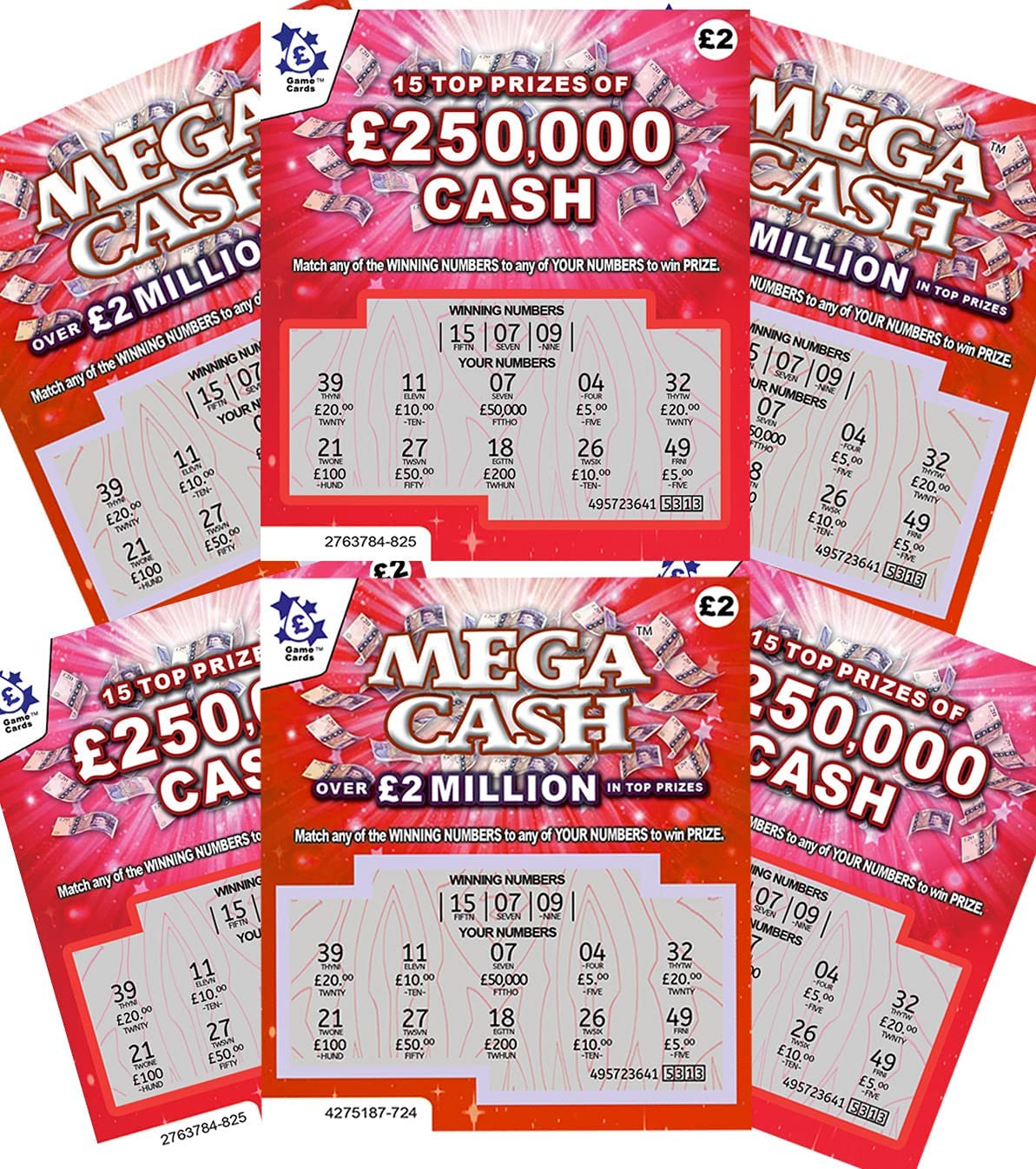 6 Pack - Scratchcards