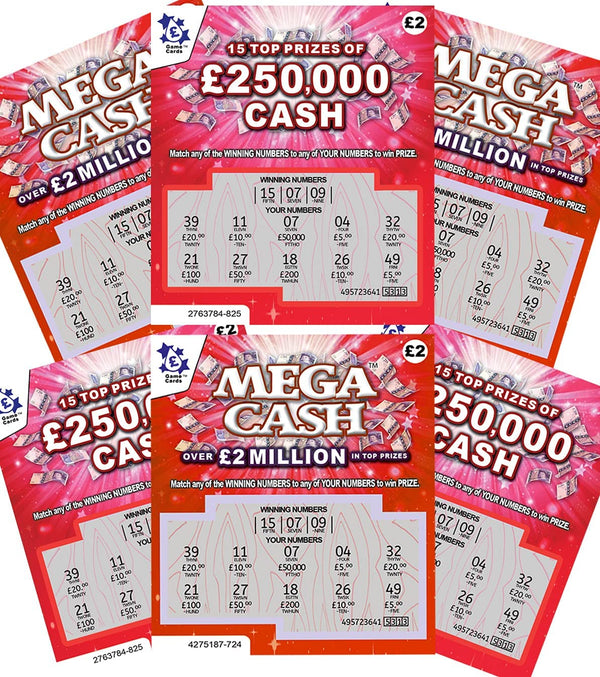 6 Pack - Scratchcards