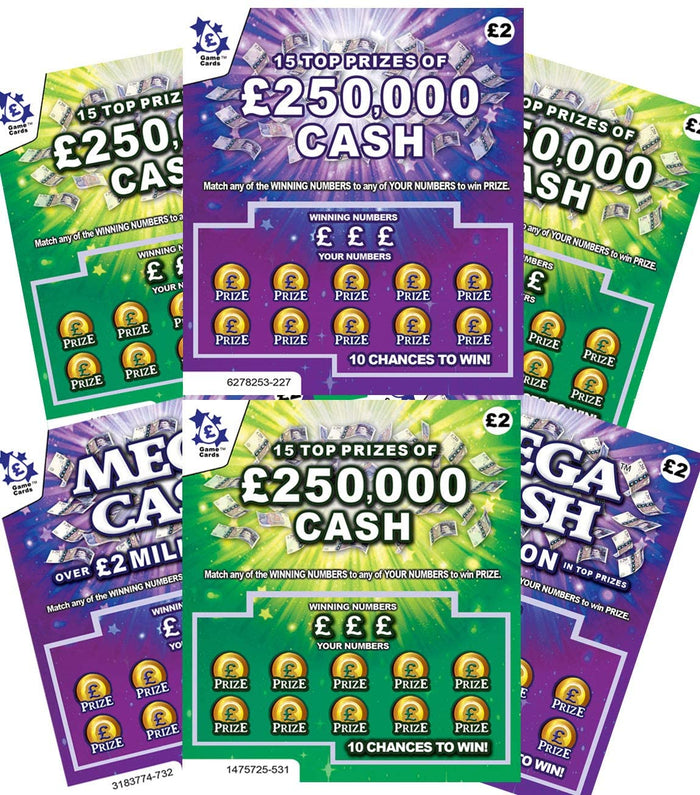 6 Pack - Joke Scratch cards