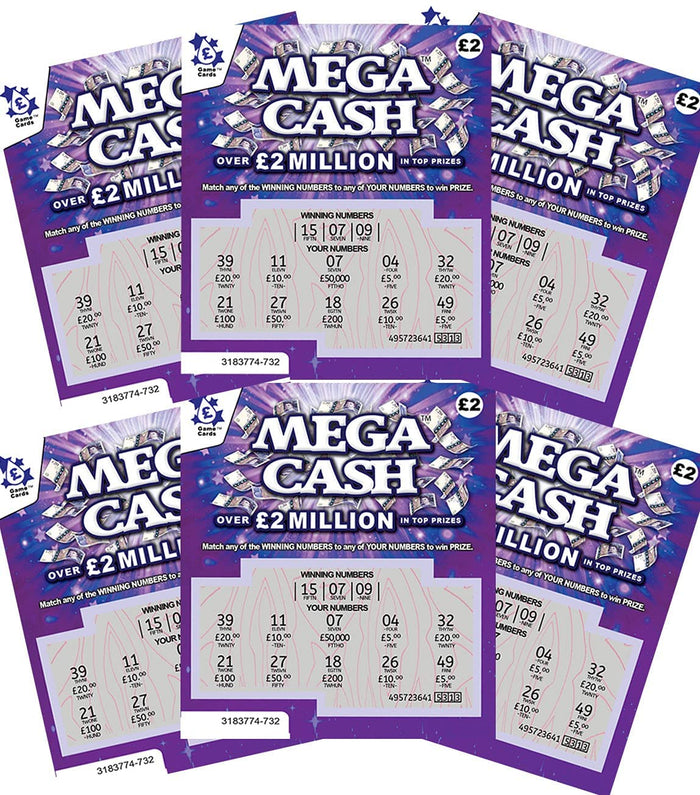 6 Pack - Joke Scratch cards