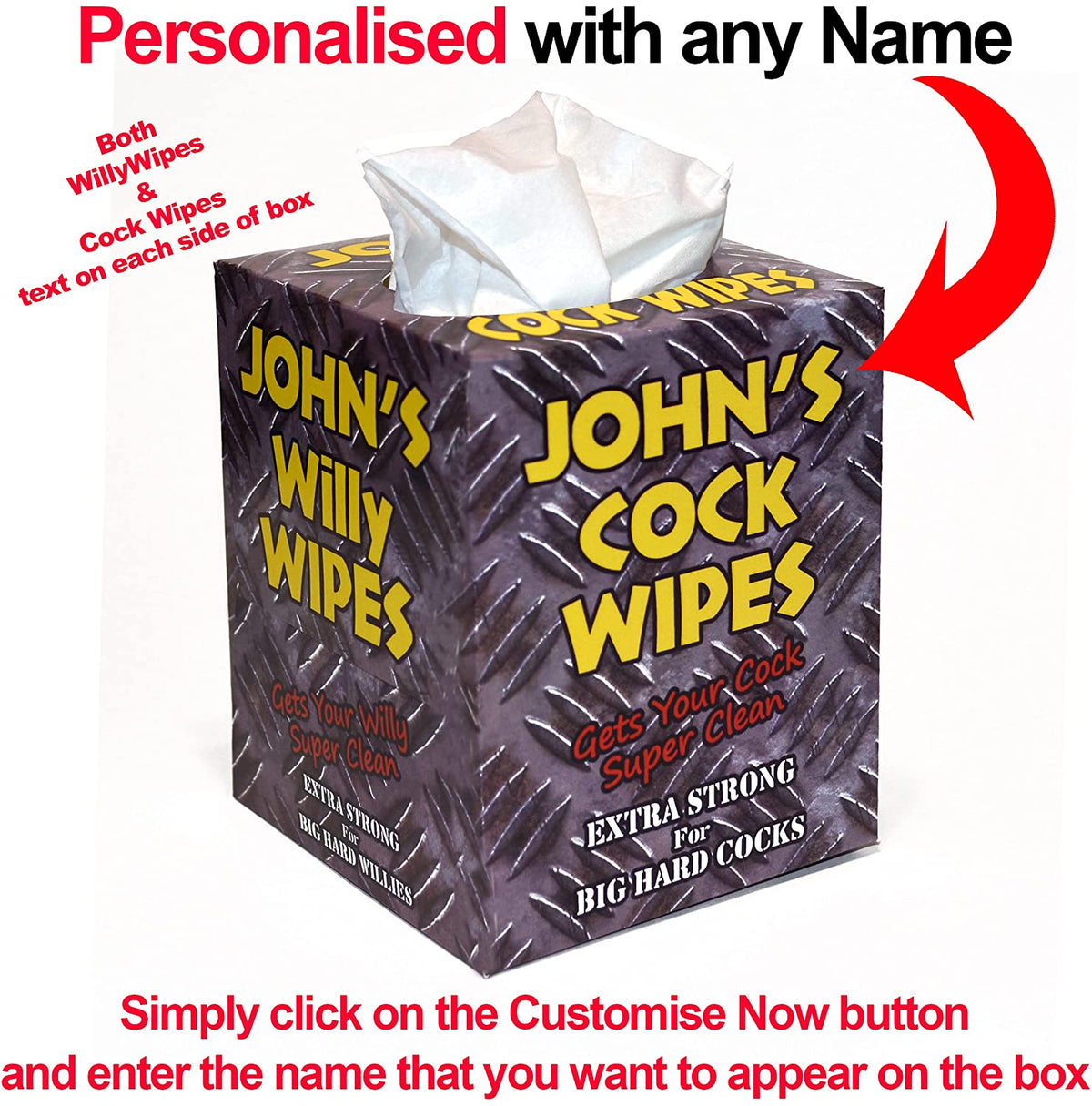Personalised Tissues Boxes