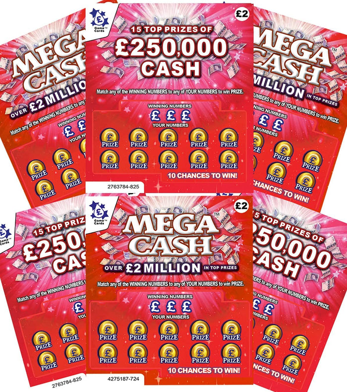 6 Pack - Scratchcards